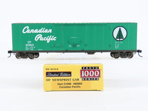 HO Life-Like Proto 1000 Series LE 31098 CP Canadian Pacific 50' Newsprint Boxcar