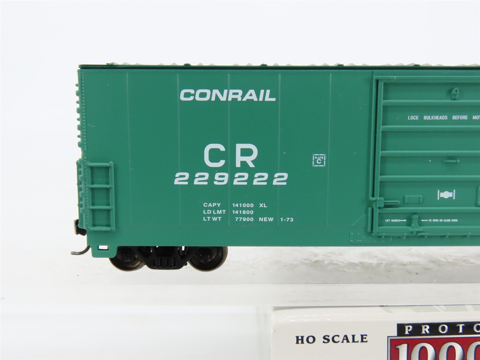 HO Walthers Proto 1000 Series 920-37102 CR Conrail 50' High Roof Box Car #229222