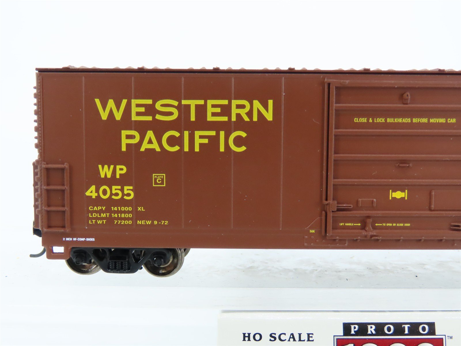 HO Scale Walthers Proto 1000 Series 920-37105 WP 50' High Roof Boxcar #4055