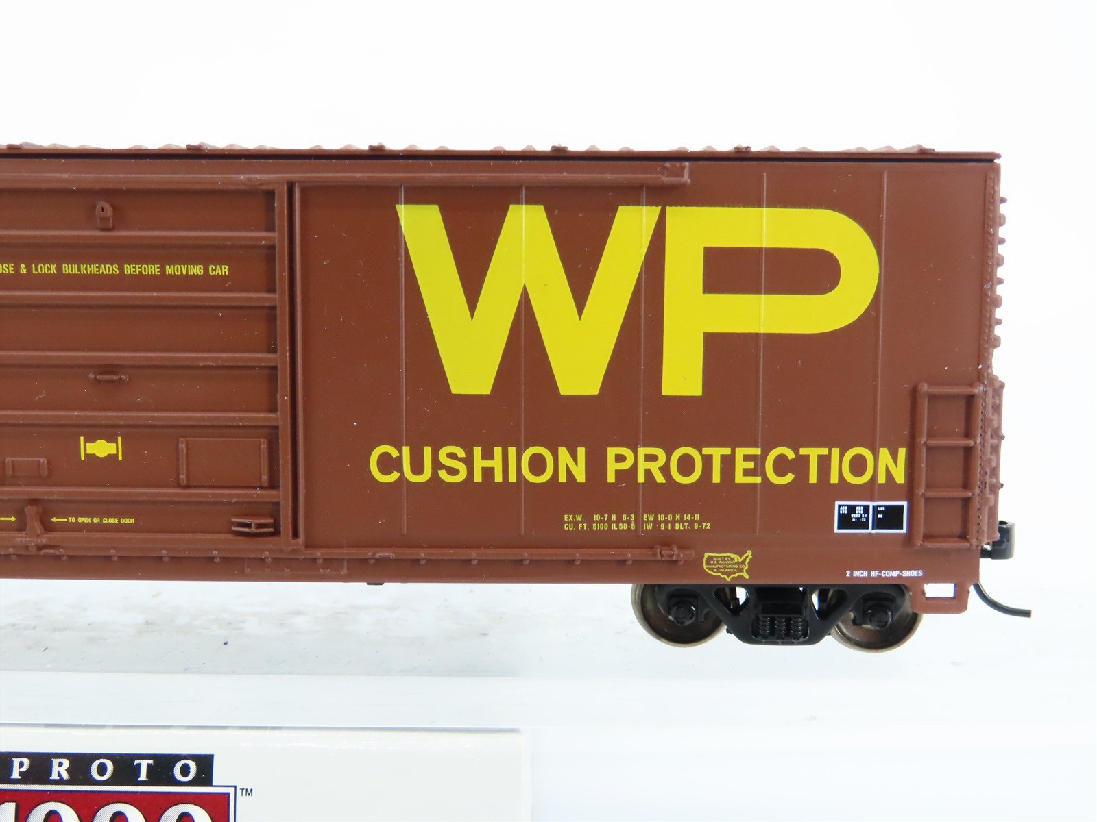 HO Scale Walthers Proto 1000 Series 920-37105 WP 50' High Roof Boxcar #4055