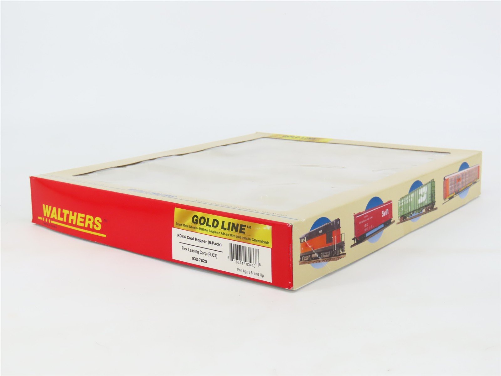 HO Scale Walthers Gold Line 932-7825 FLCX Flex Leasing 5-Bay Coal Hopper 6-Pack