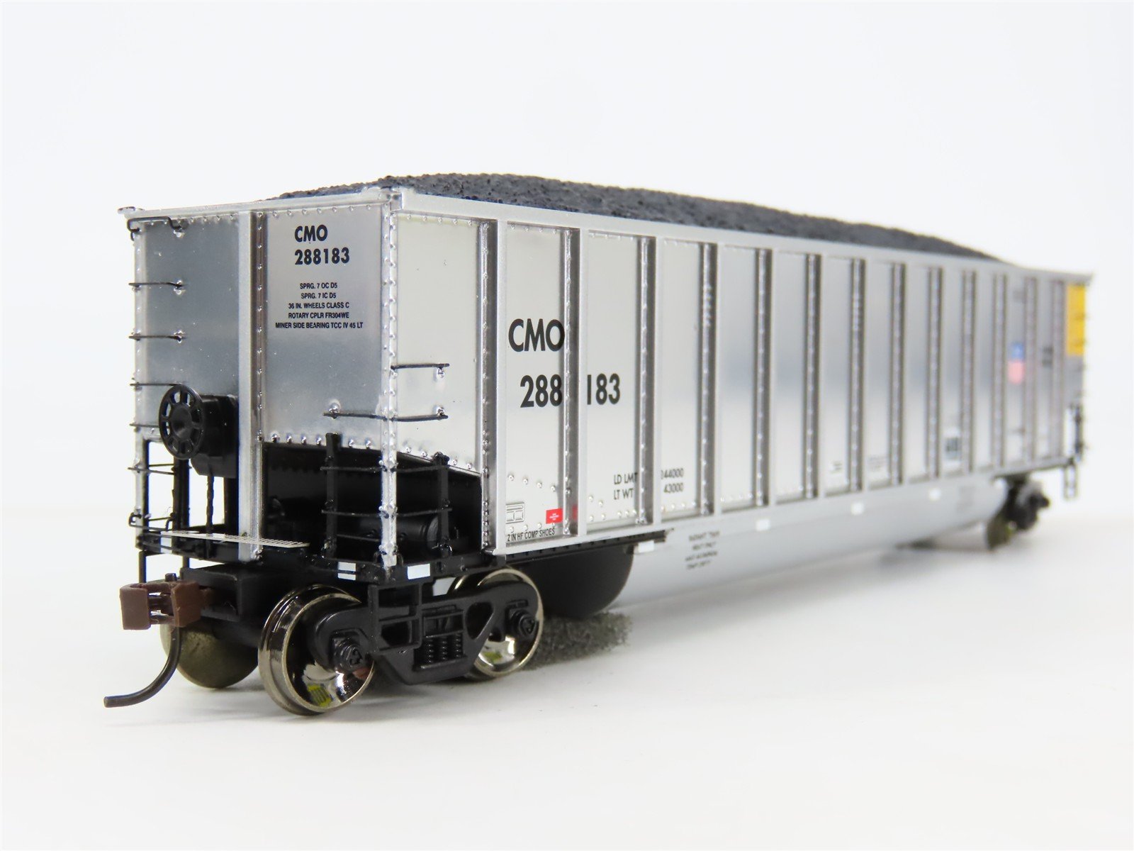 HO Scale Athearn 93045 CMO Union Pacific BethGon Coalporter Hopper w/ Load 5-Pk.