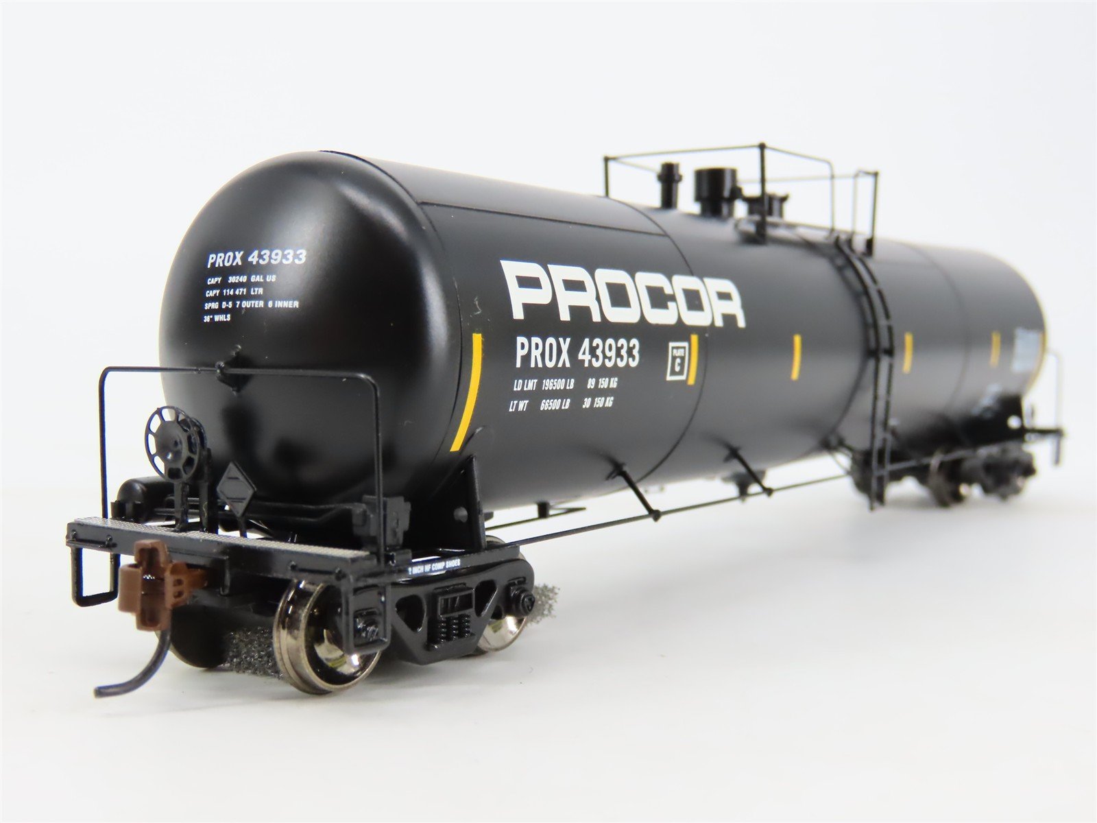 HO Scale Athearn 94266 PROX Procor 30K Gallon Ethanol Tank Car 3-Pack