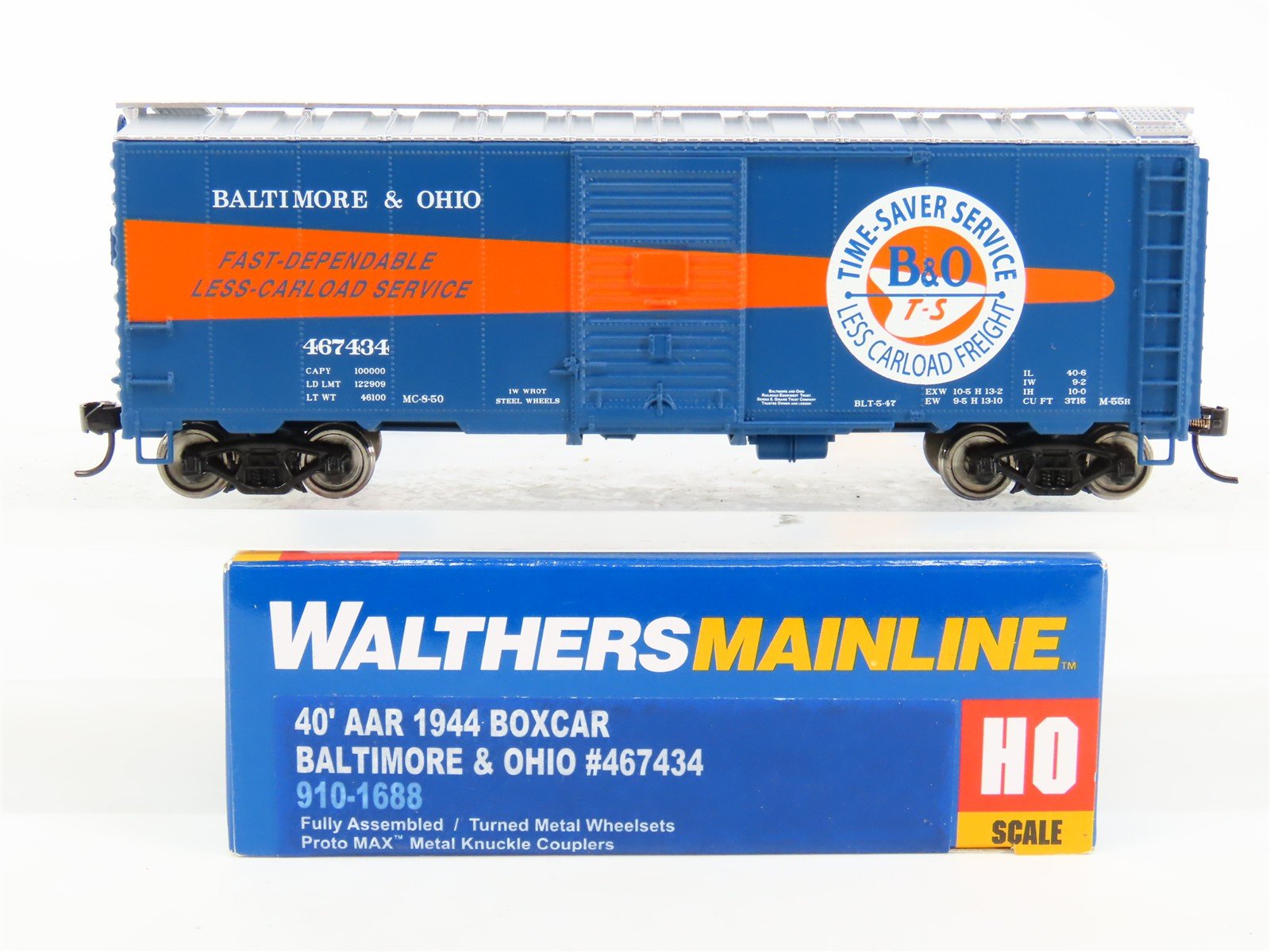 HO Scale Walthers Mainline 910-1688 B&O 