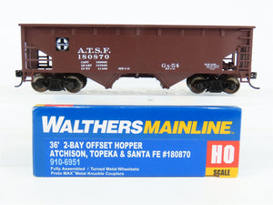HO Scale Walthers Mainline 910-6951 ATSF Santa Fe 2-Bay Open Hopper #180870
