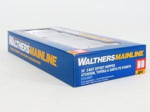 HO Scale Walthers Mainline 910-6951 ATSF Santa Fe 2-Bay Open Hopper #180870