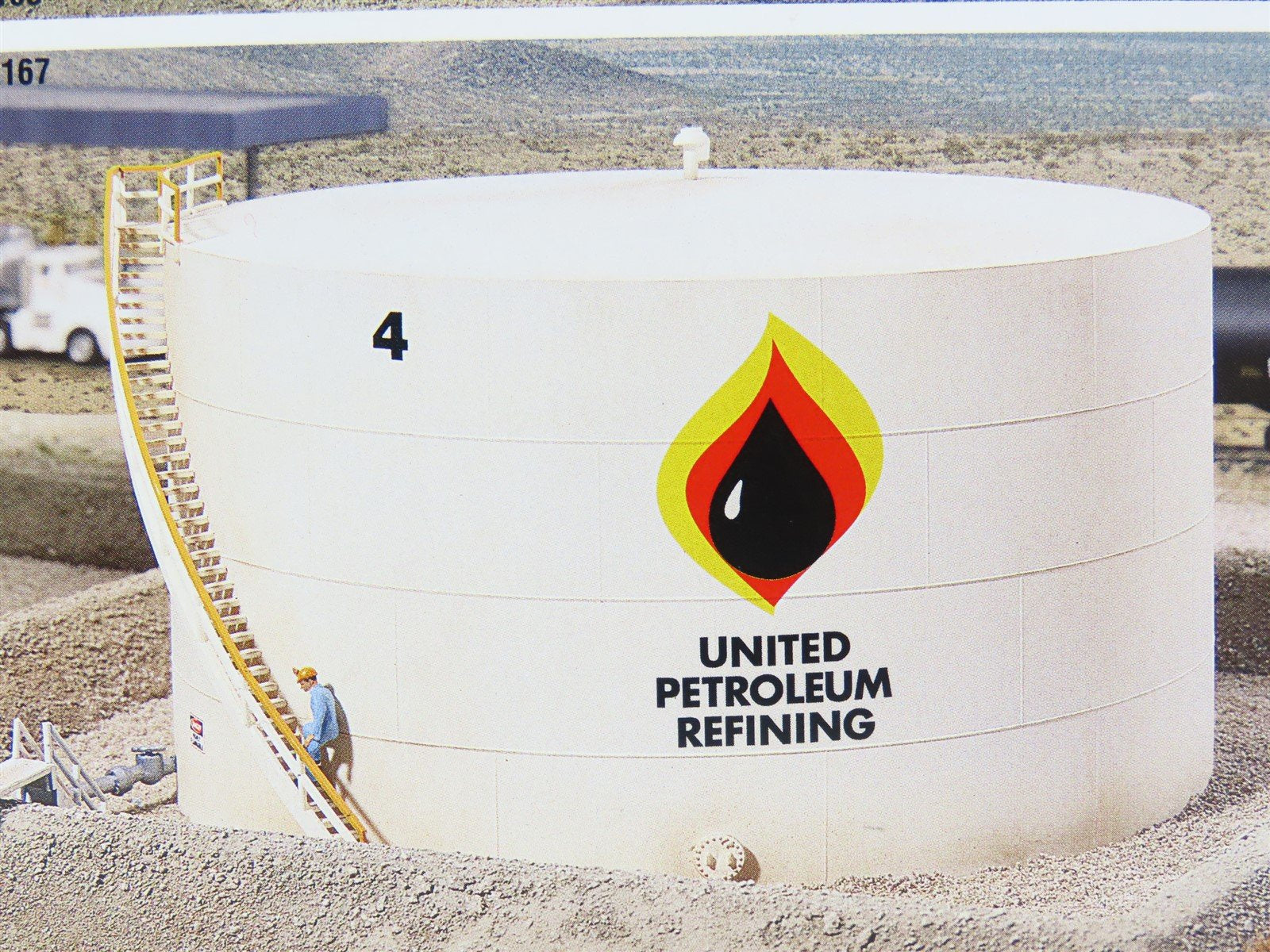 HO 1/87 Scale Walthers Cornerstone Kit #933-3167 Wide Oil Storage Tank