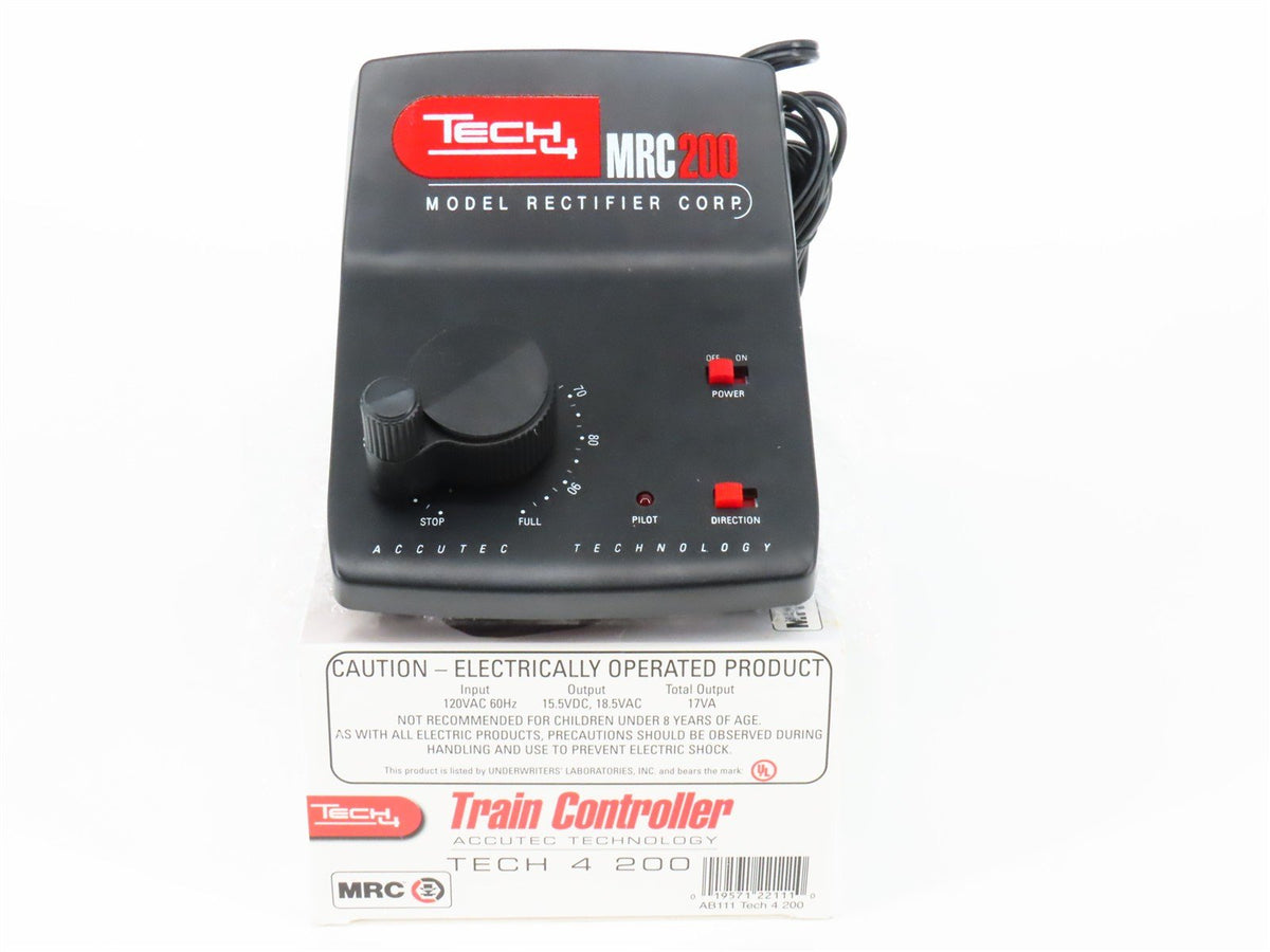MRC #AB111 Tech 4 200 DC Hobby Transformer/Controller