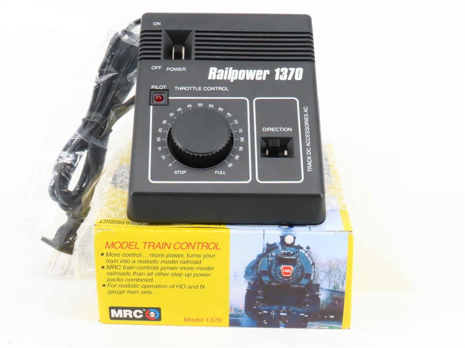 MRC #AA370 Railpower 1370 DC Hobby Transformer/Controller