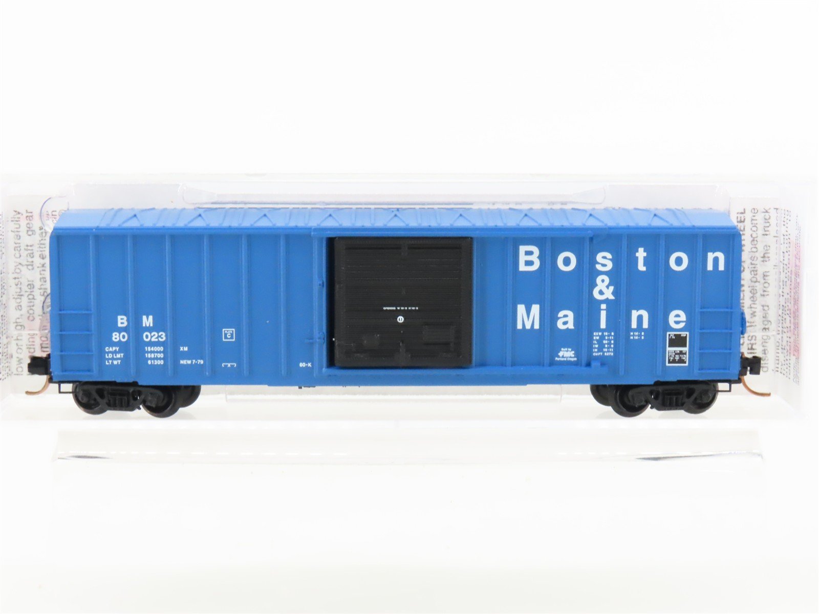 N Scale Micro-Trains MTL 25240 BM Boston & Maine 50' Single Door Box Car #80023