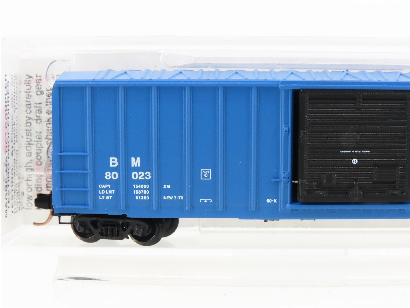 N Scale Micro-Trains MTL 25240 BM Boston & Maine 50' Single Door Box Car #80023