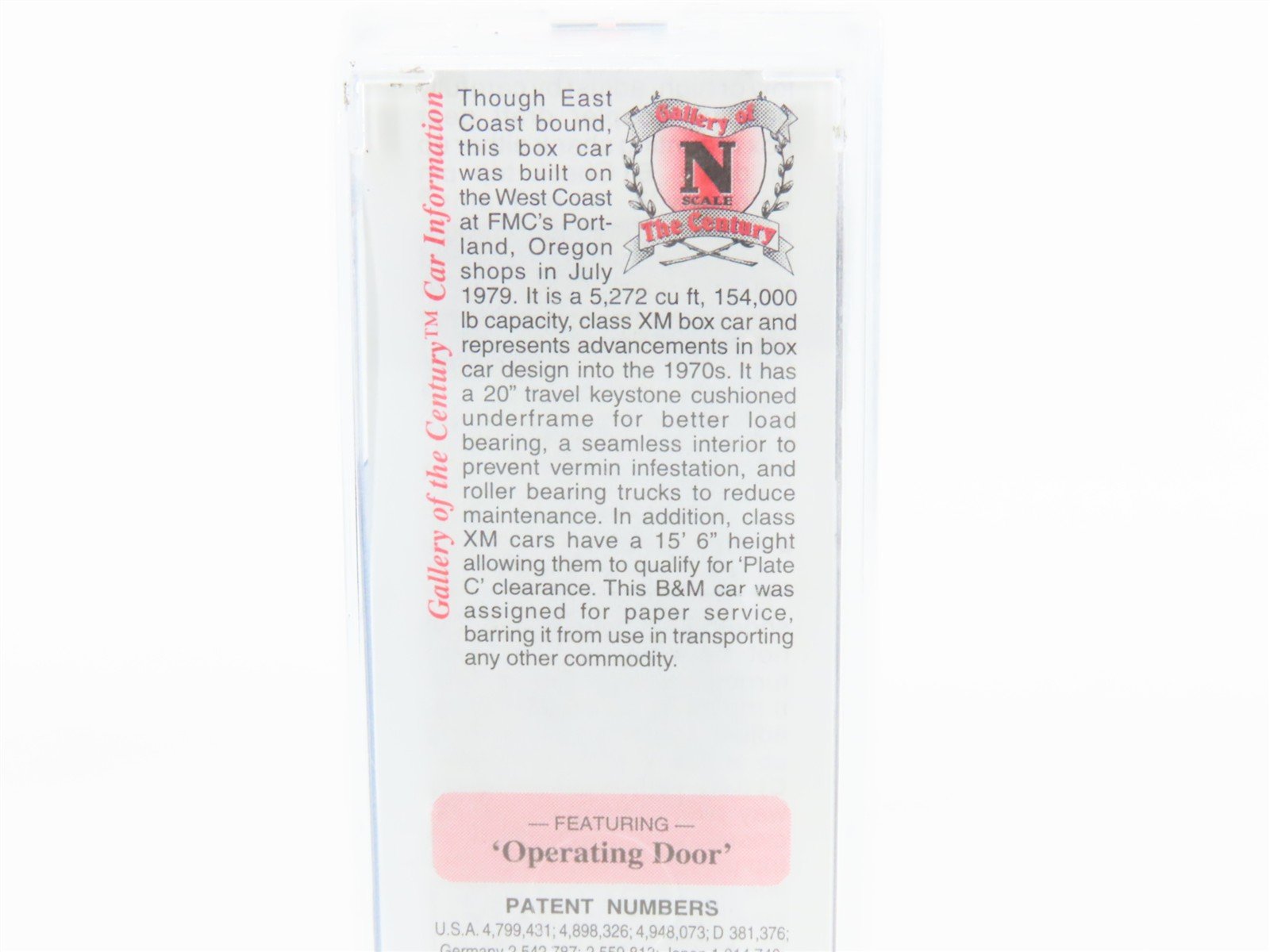 N Scale Micro-Trains MTL 25240 BM Boston & Maine 50' Single Door Box Car #80023