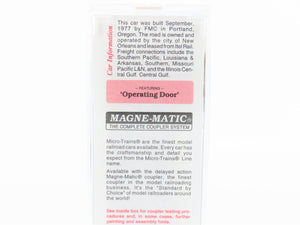 N Scale Micro-Trains MTL 25110 NOPB New Orleans Public Belt 50' Box Car #3978