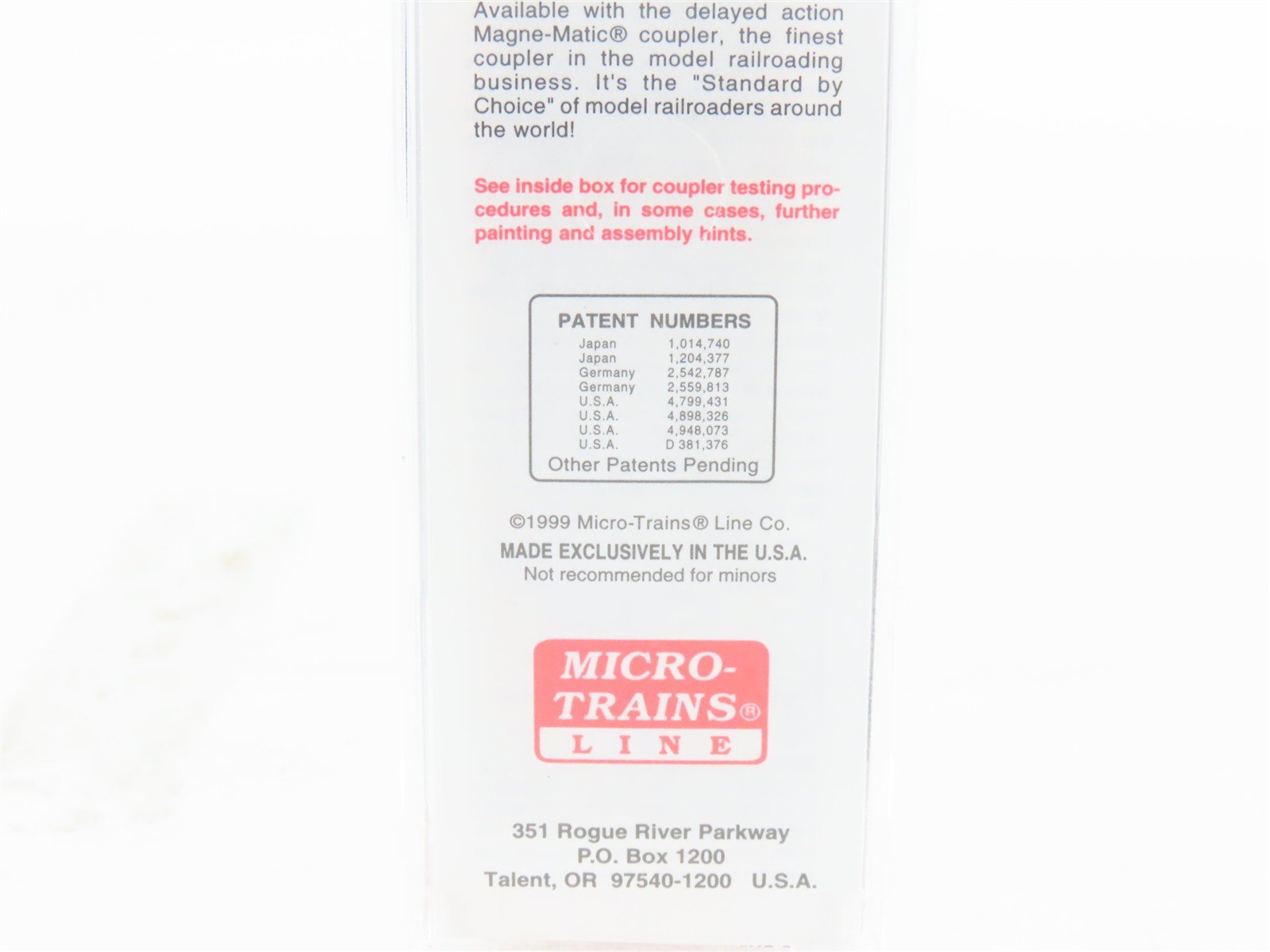 N Scale Micro-Trains MTL 25110 NOPB New Orleans Public Belt 50' Box Car #3978