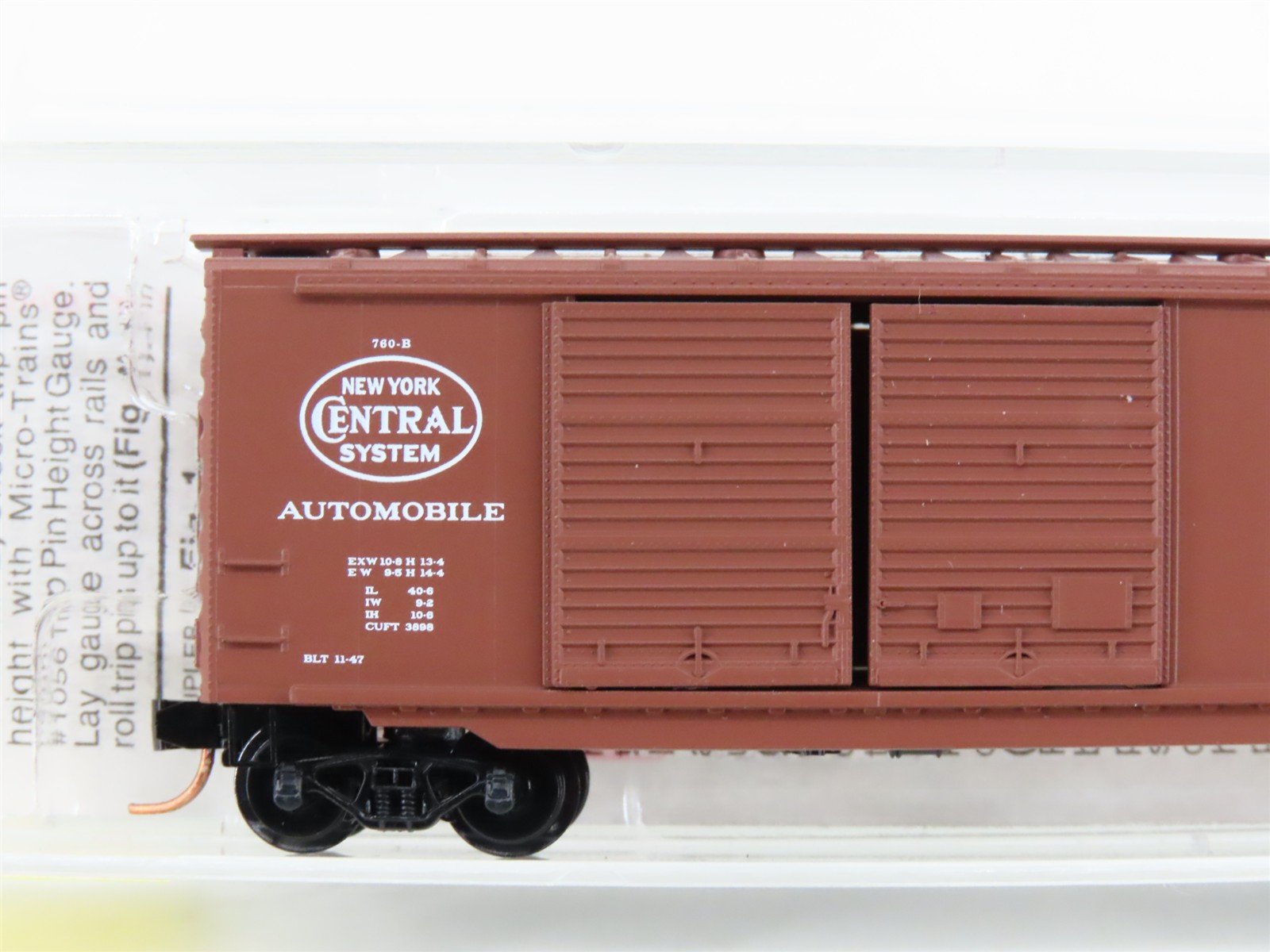 N Scale Micro-Trains MTL 23160 NYC New York Central System 40' Box Car #70096