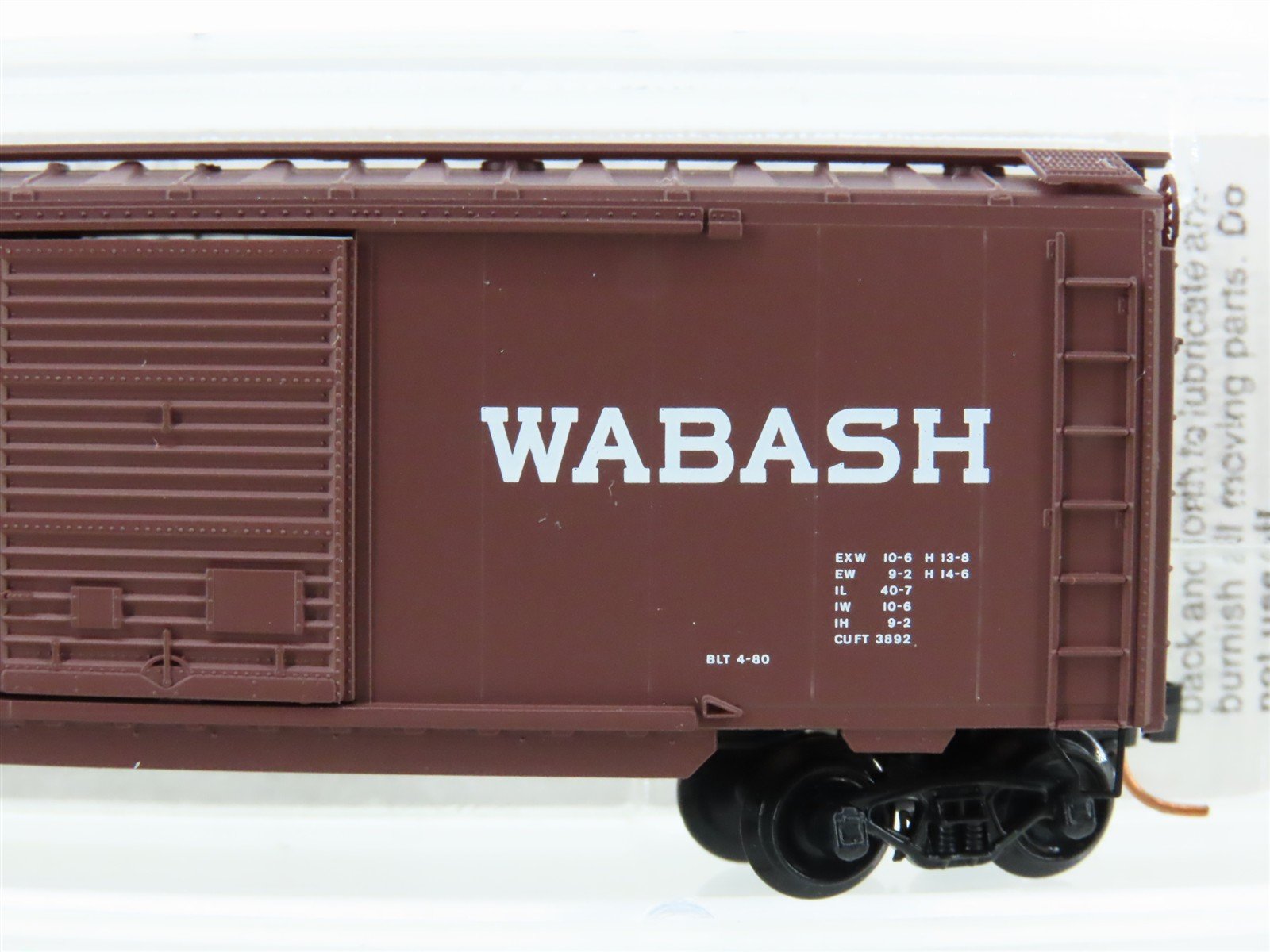 N Scale Micro-Trains MTL 23130 WAB Wabash 40' Double Doors Box Car #8130