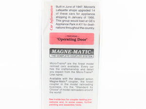 N Scale Micro-Trains MTL 20770 MON Monon 40' Single Door Box Car #1238