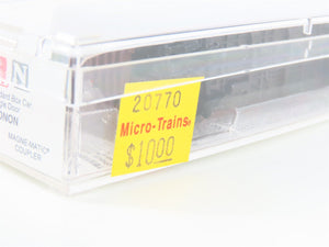 N Scale Micro-Trains MTL 20770 MON Monon 40' Single Door Box Car #1238