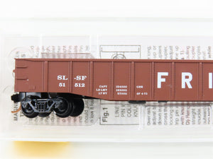 N Scale Micro-Trains MTL 105530 SL-SF Frisco 50' Open Steel Side Gondola #51512