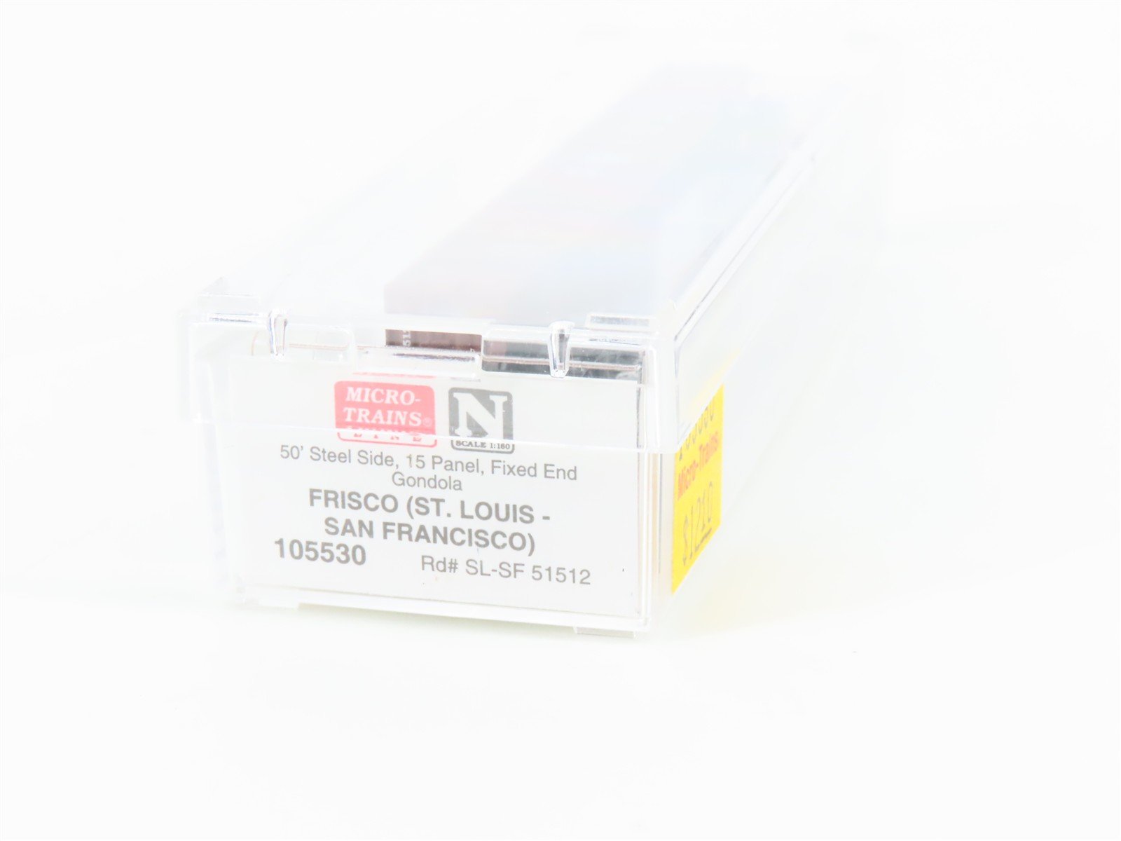 N Scale Micro-Trains MTL 105530 SL-SF Frisco 50' Open Steel Side Gondola #51512