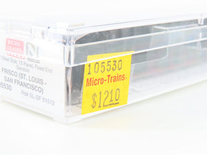 N Scale Micro-Trains MTL 105530 SL-SF Frisco 50' Open Steel Side Gondola #51512