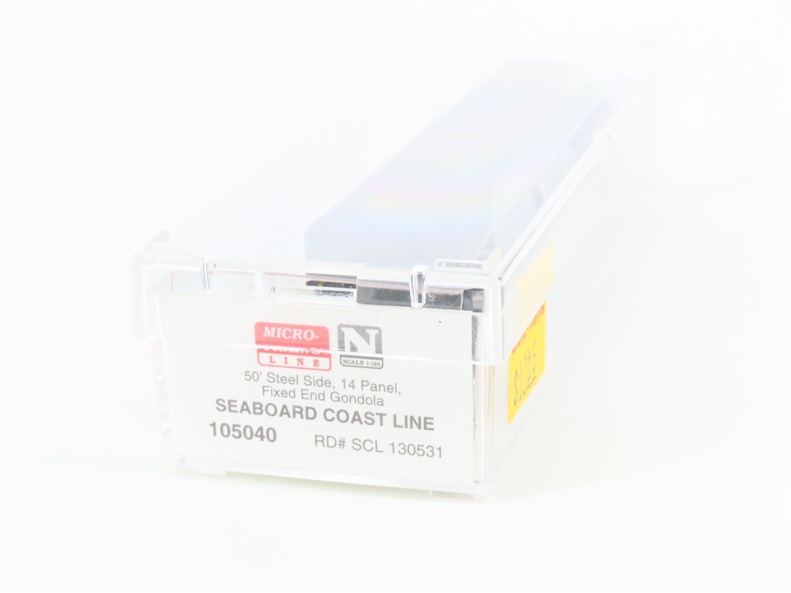 N Scale Micro-Trains MTL 105040 SCL Seaboard Coast Line 50' Gondola #130531