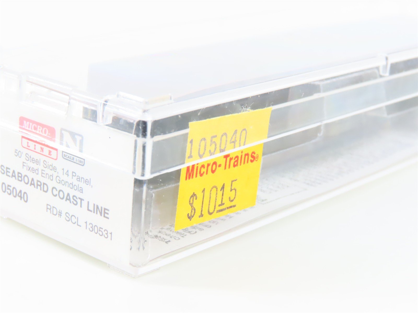 N Scale Micro-Trains MTL 105040 SCL Seaboard Coast Line 50' Gondola #130531
