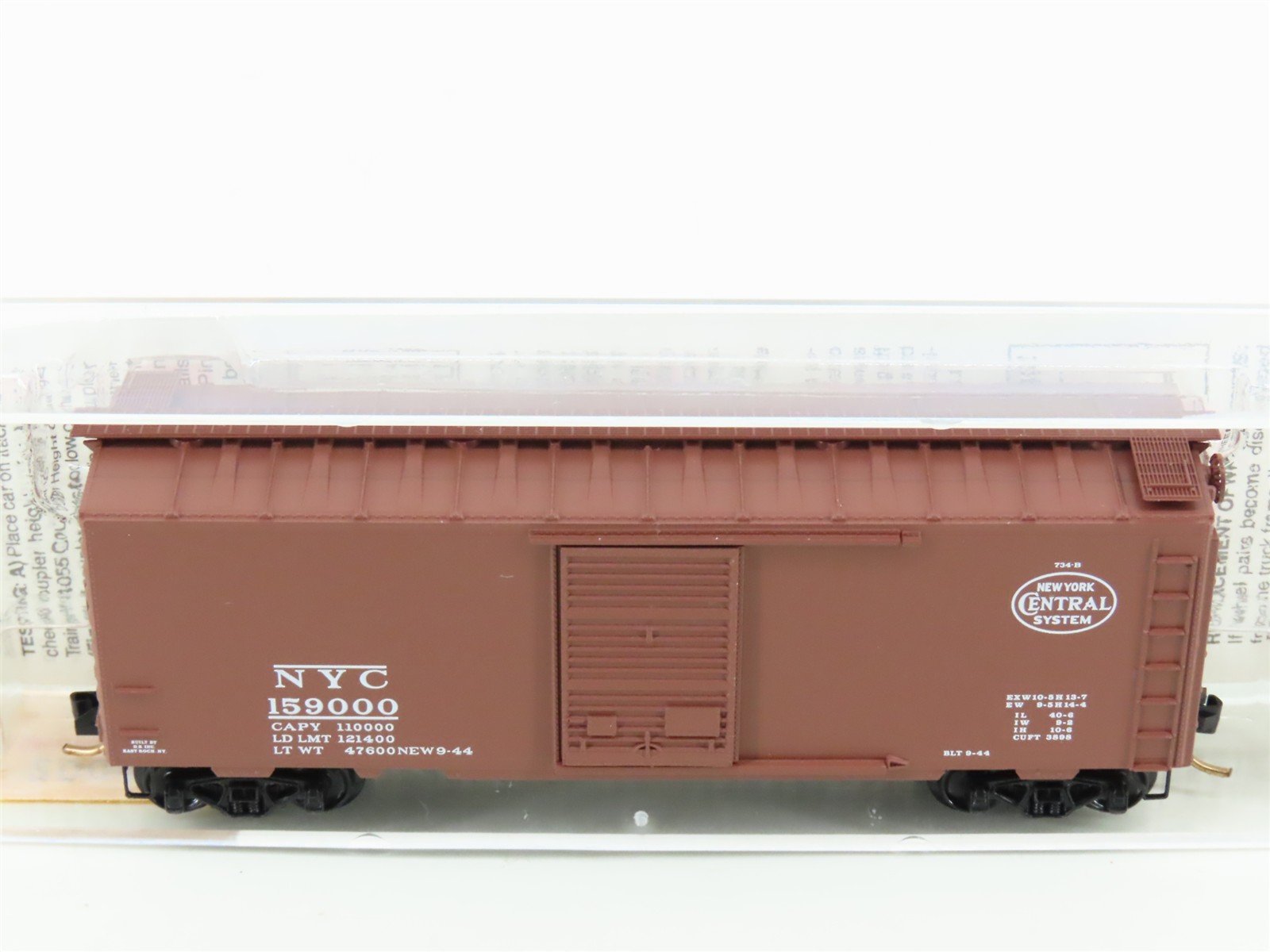 N Scale Micro-Trains MTL 20047 NYC New York Central System 40' Box Car #159000