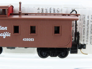 N Scale Micro-Trains MTL 51010 CP Canadian Pacific 34' Wood Caboose #435053