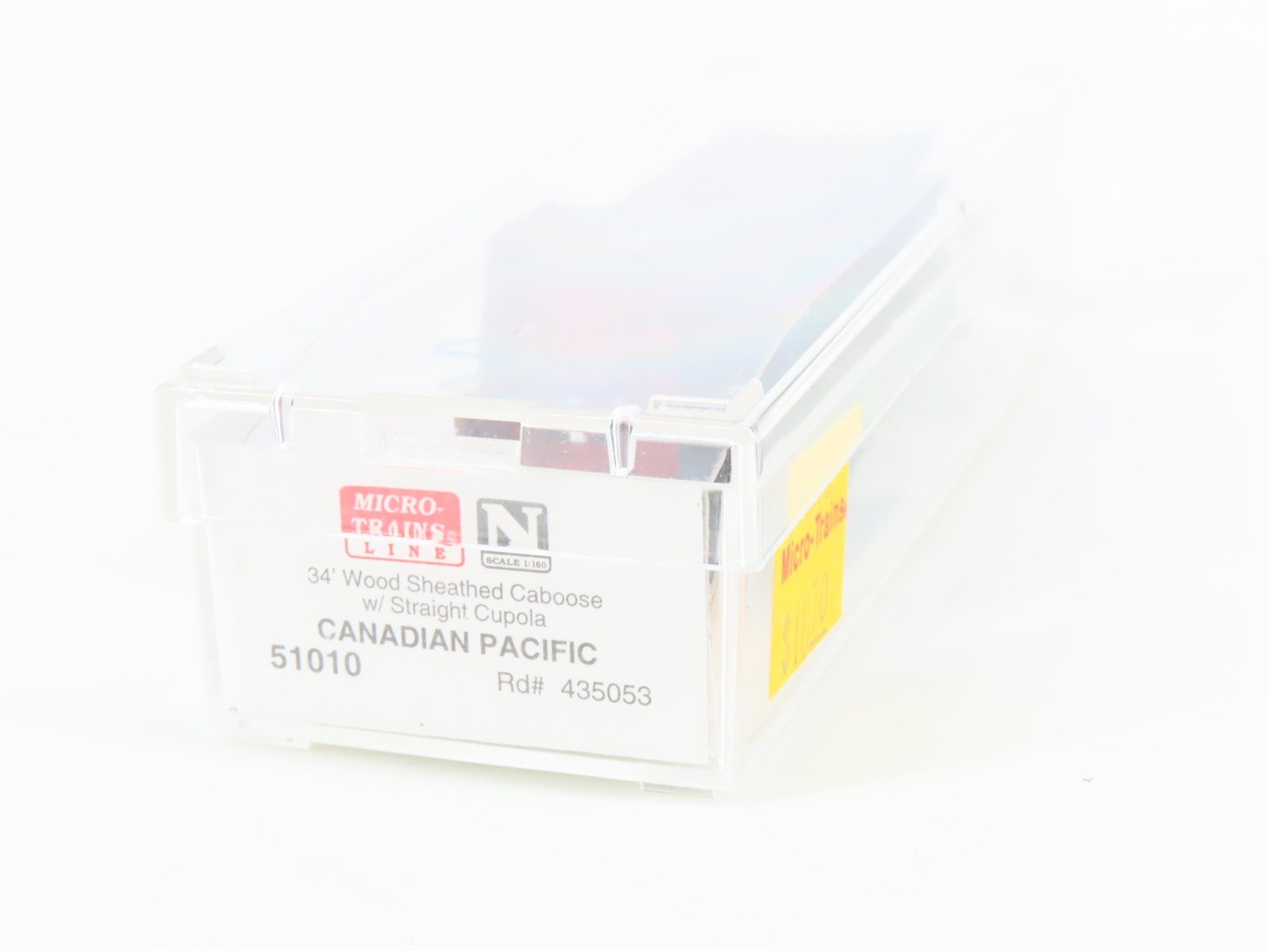 N Scale Micro-Trains MTL 51010 CP Canadian Pacific 34' Wood Caboose #435053