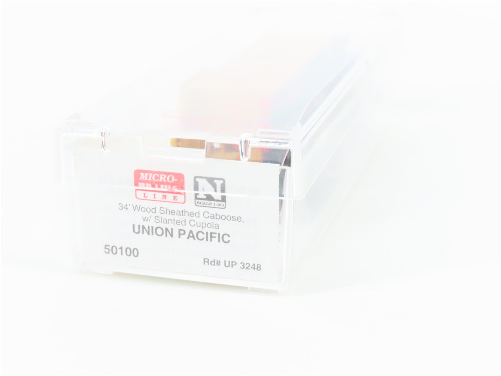N Scale Micro-Trains MTL 50100 UP Union Pacific 34' Wood Caboose #3248