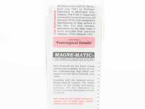 N Scale Micro-Trains MTL 45050 UP Union Pacific Streamliners 50' Flat Car #57000