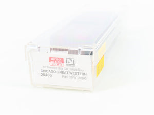 N Scale Micro-Trains MTL 20466 CGW Chicago Great Western 40' Box Car #93365