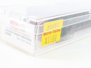 N Scale Micro-Trains MTL 20466 CGW Chicago Great Western 40' Box Car #93365