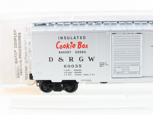 N Scale Micro-Trains MTL 20110 D&RGW Cookie Box 40' Single Door Box Car #60035