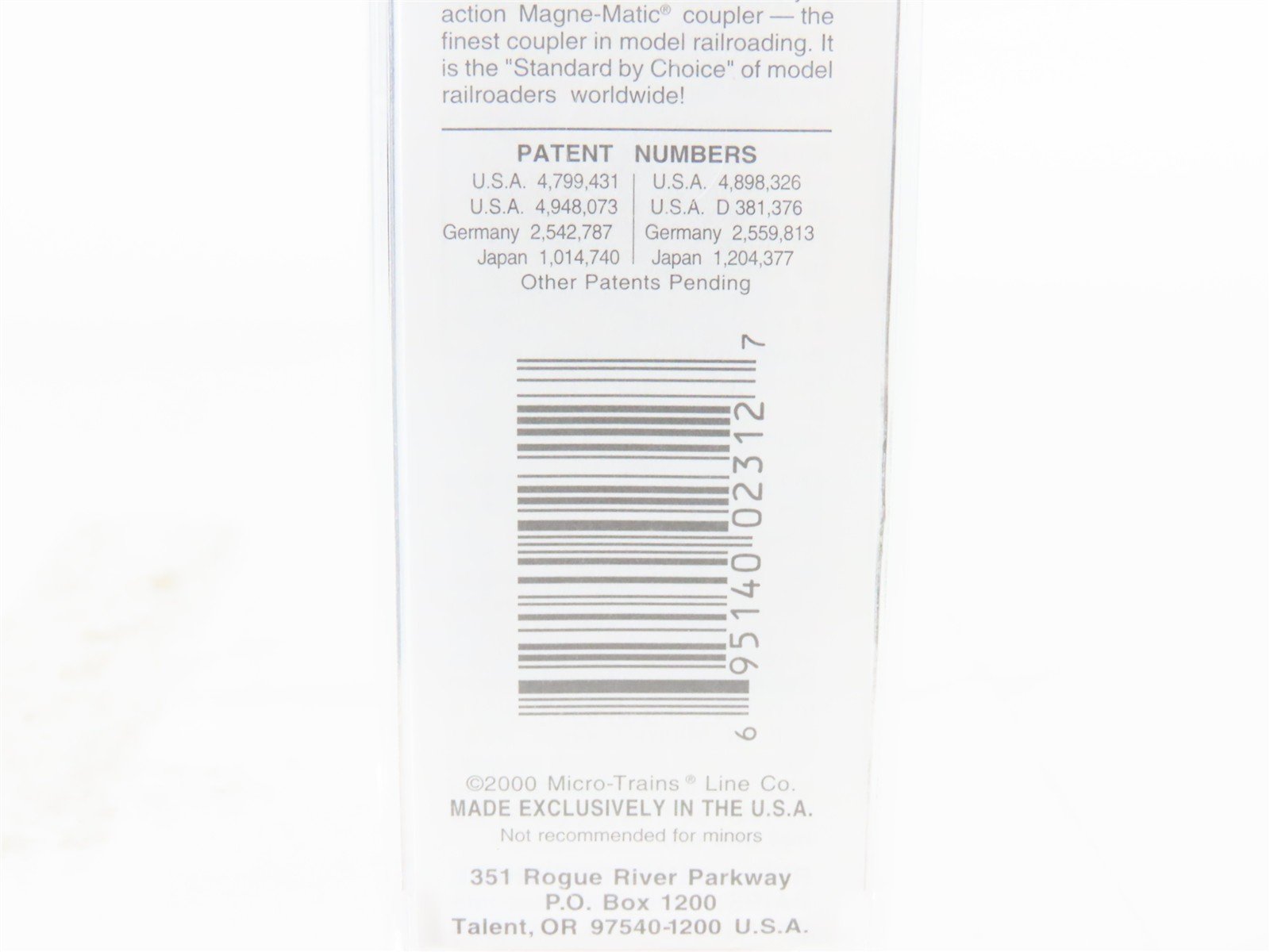 N Scale Micro-Trains MTL 20096 FEC Florida East Coast Speedway 40' Boxcar #21050