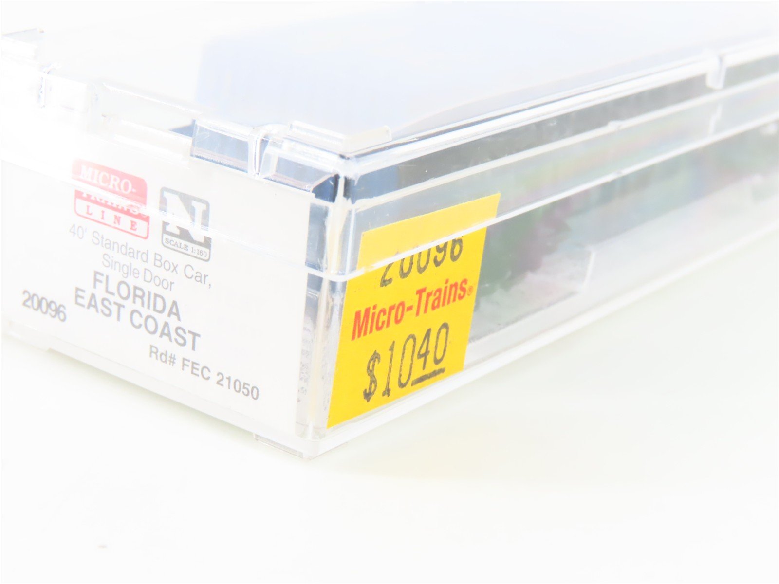 N Scale Micro-Trains MTL 20096 FEC Florida East Coast Speedway 40' Boxcar #21050