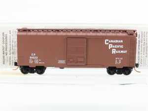 N Micro-Trains MTL 20436 CP Canadian Pacific 40' Single Door Box Car #51022