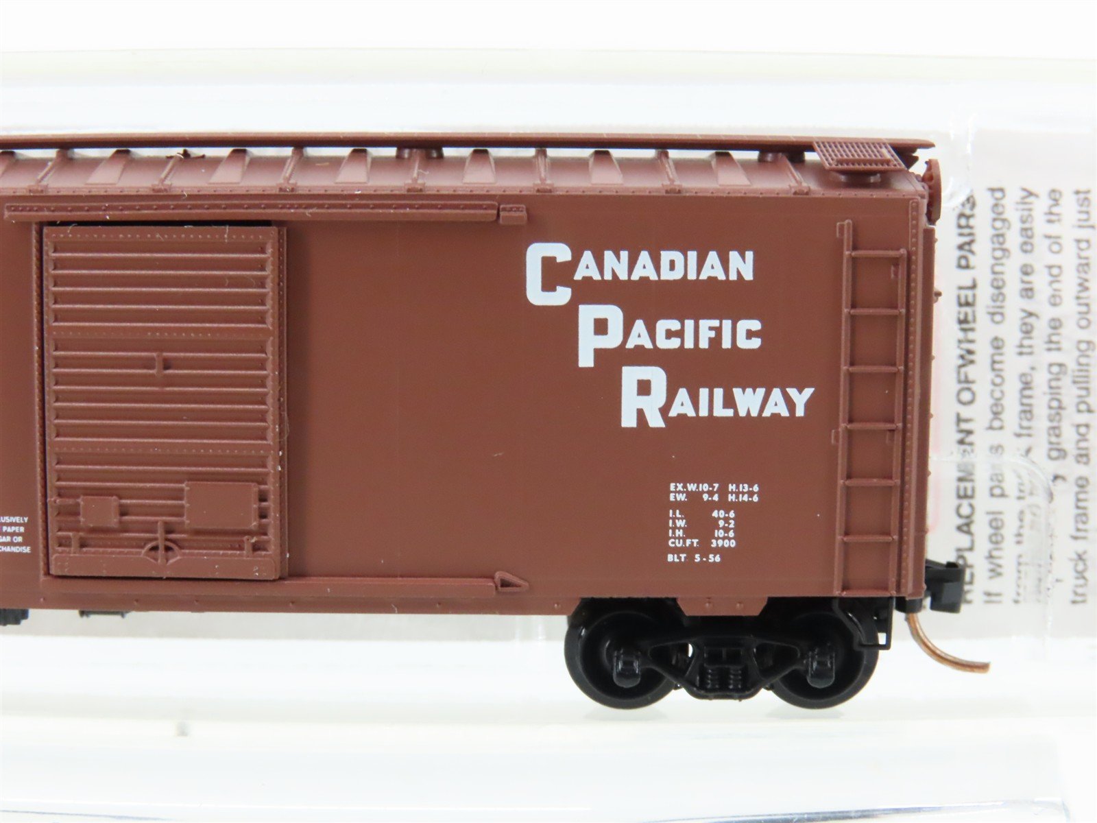 N Micro-Trains MTL 20436 CP Canadian Pacific 40' Single Door Box Car #51022