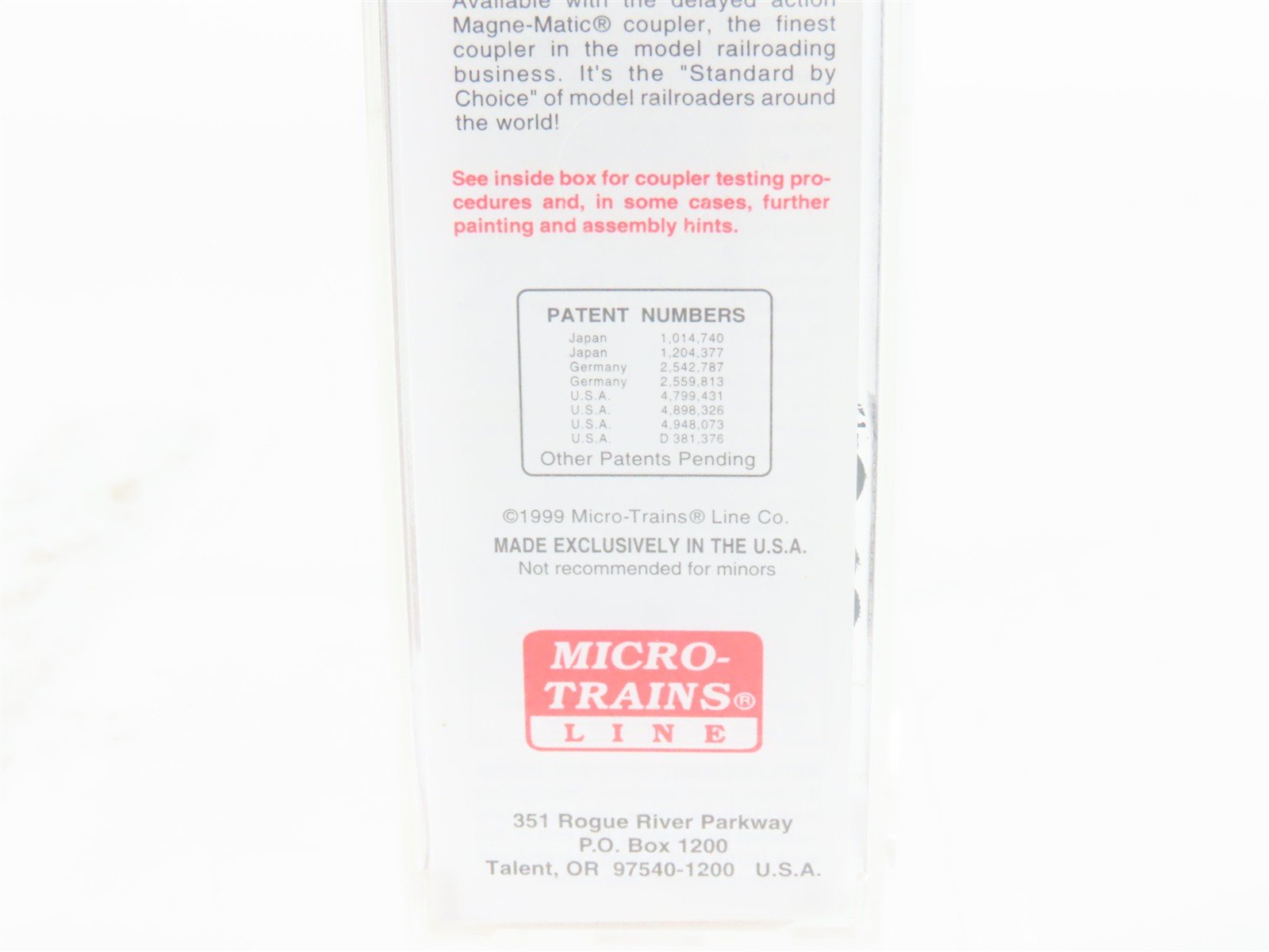 N Micro-Trains MTL 20436 CP Canadian Pacific 40' Single Door Box Car #51022