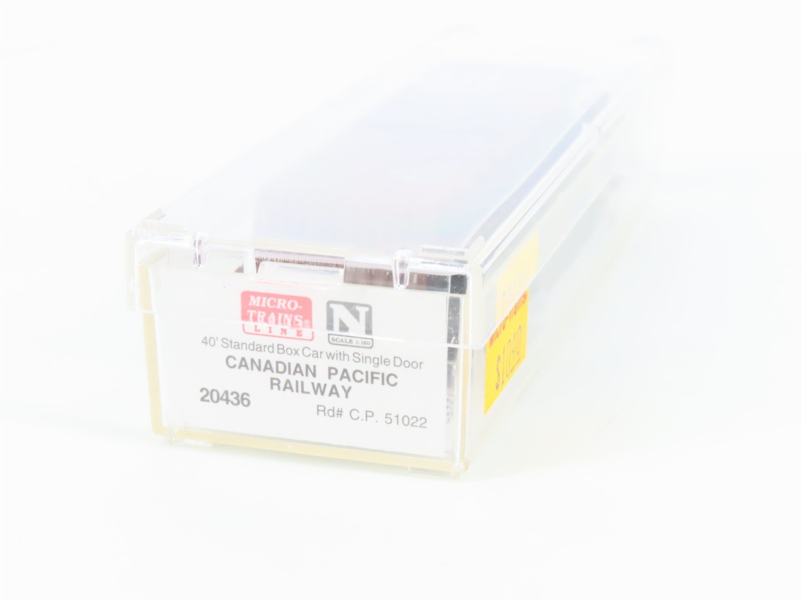 N Micro-Trains MTL 20436 CP Canadian Pacific 40' Single Door Box Car #51022