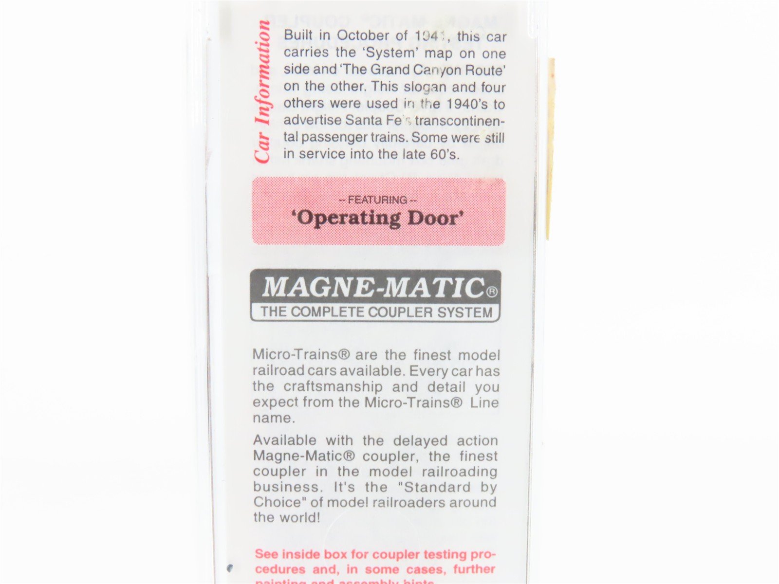 N Scale Micro-Trains MTL 20060 ATSF Santa Fe 