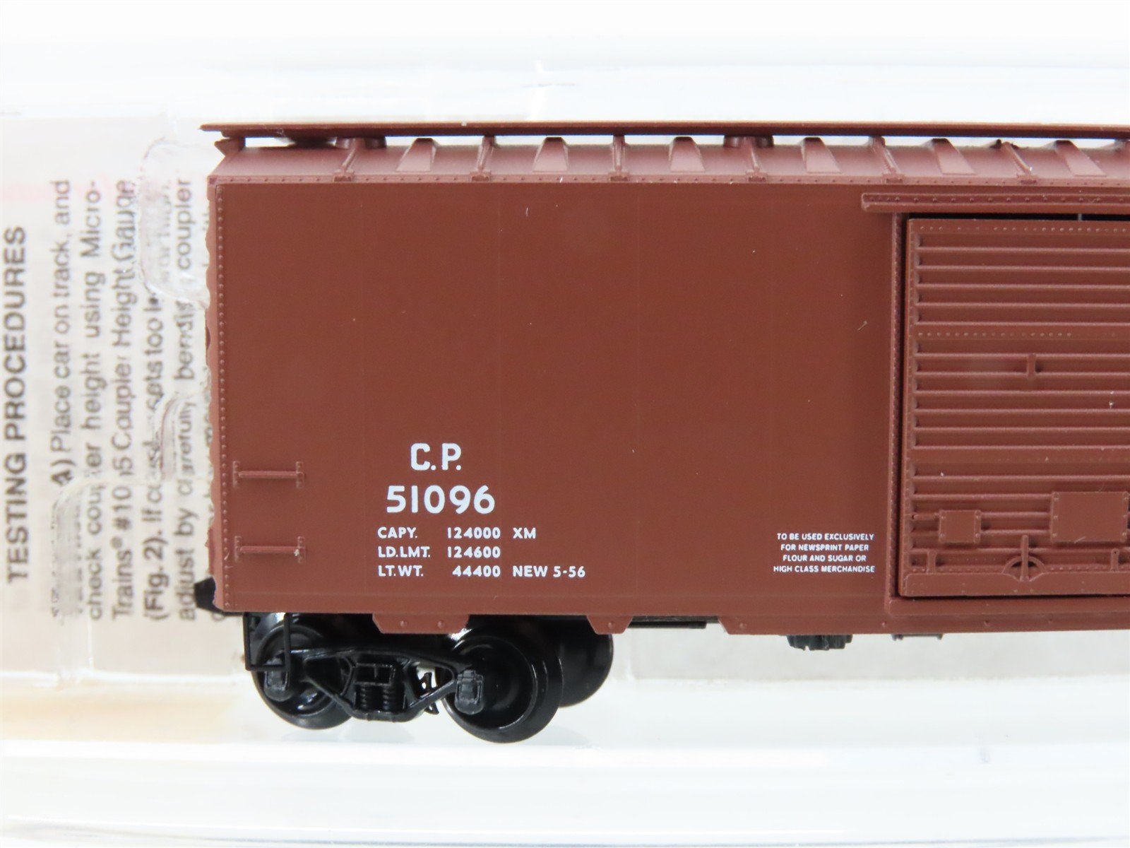 N Scale Micro-Trains MTL 20436/3 CP Canadian Pacific Railway 40' Box Car #51096