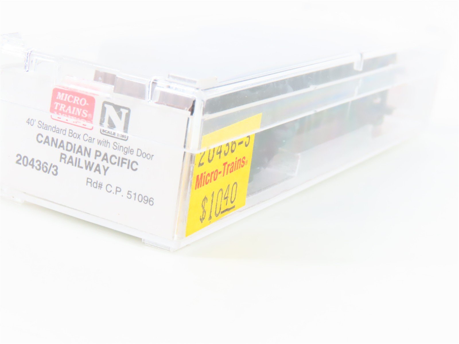 N Scale Micro-Trains MTL 20436/3 CP Canadian Pacific Railway 40' Box Car #51096