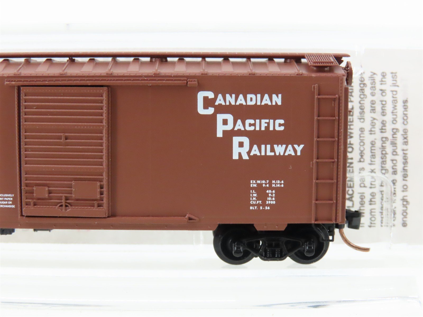 N Scale Micro-Trains MTL 20436/2 CP Canadian Pacific Railway 40' Box Car #51059