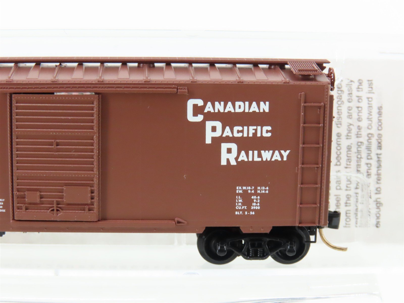 N Scale Micro-Trains MTL 20436/1 CP Canadian Pacific Railway 40' Box Car #51029