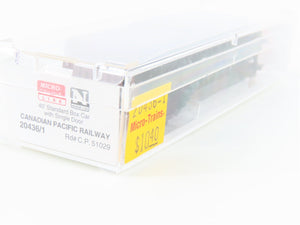 N Scale Micro-Trains MTL 20436/1 CP Canadian Pacific Railway 40' Box Car #51029