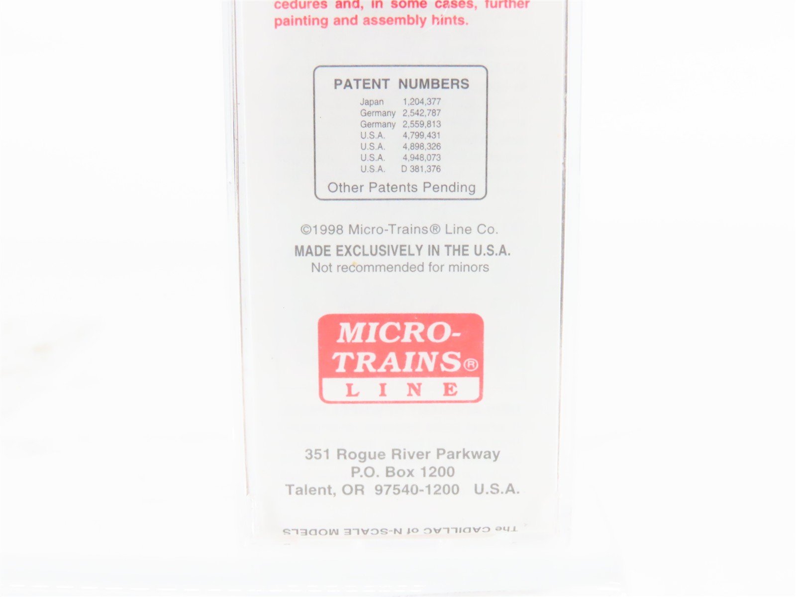N Micro-Trains MTL 20550 CN Canadian National 40' Single Door Box Car #428650