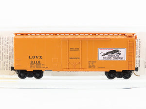 N Scale Micro-Trains MTL 21190 LOVX American Colloid Company 40' Box Car #9116