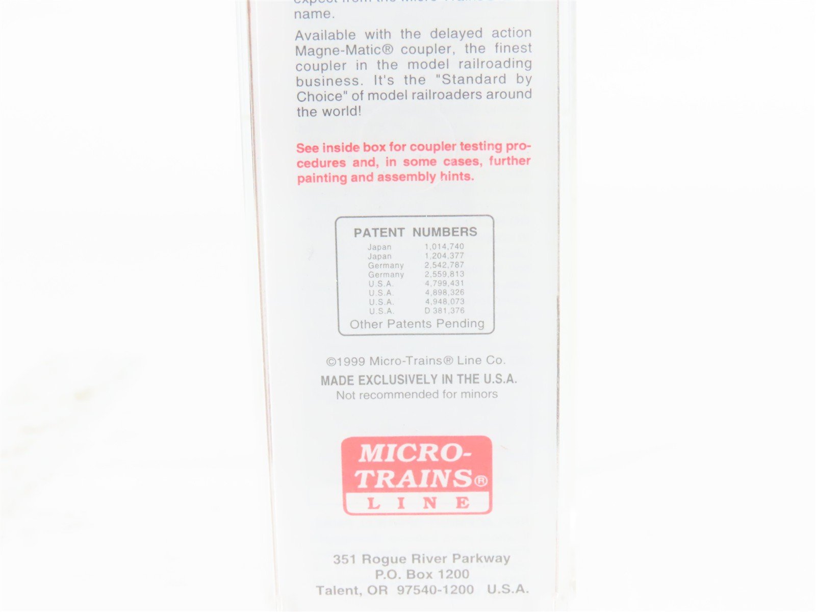 N Scale Micro-Trains MTL 21120 CN Canadian National 40' Plug Door Box Car 290159